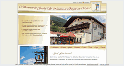 Desktop Screenshot of gasthof-st-nikolaus.it