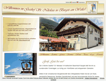 Tablet Screenshot of gasthof-st-nikolaus.it